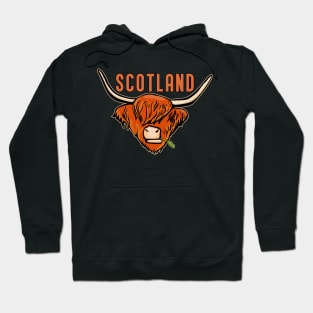 Scottish Coo Cute Scottish Cow Scotland Souvenir Hoodie